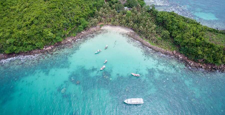 Phu Quoc’s rugged jungle, white sands and sparkling cobalt waters