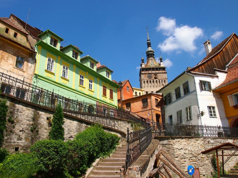 Thị trấn Sighisoara trông như một câu chuyện cổ tích