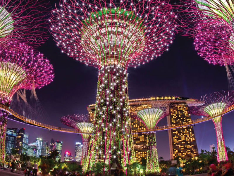 Phần lớn diện tích Garden by the Bay là miễn phí 