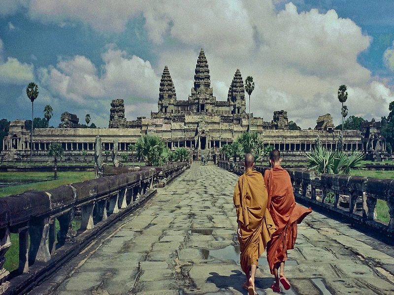 Đền Angkor Wat ở Campuchia gần như được bảo tồn nguyên vẹn hoàn toàn