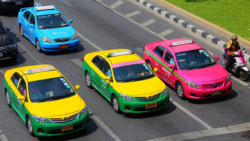 Taxi Thái an toàn và không lo lạc đường