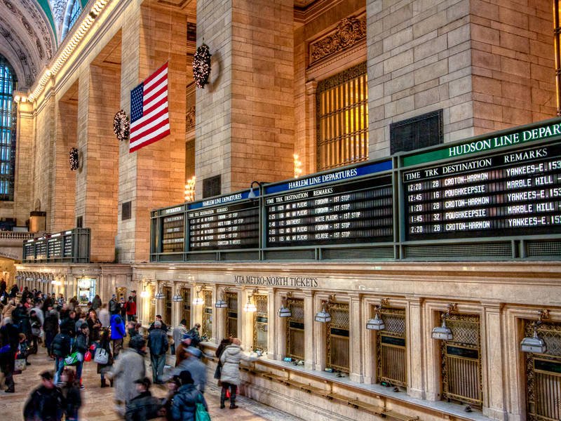 Nhà ga Grand Central nổi tiếng ở New York