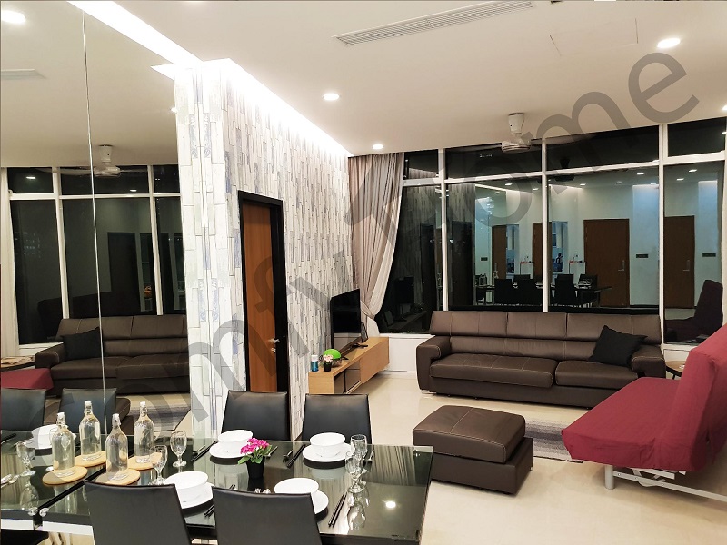 Không gian phòng ở tại Vortex KLCC Bukit Bintang Hotel Suites by Comfyhome