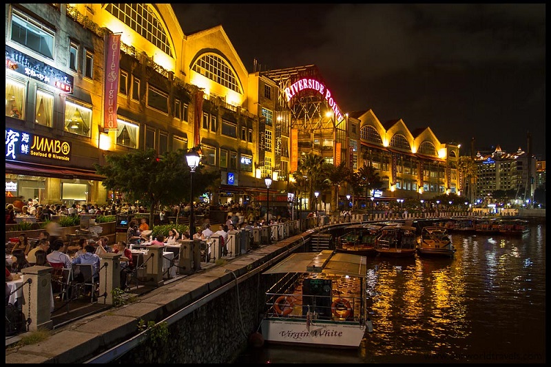Trải nghiệm cuộc sống về đêm tại Clarke Quay ở Singapore
