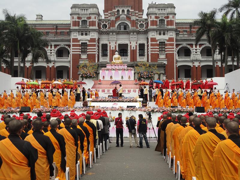 Cơ hội tham dự Đại lễ Phật Đản trước Phủ tổng thống trong chuyến đi tới Đài Loan 