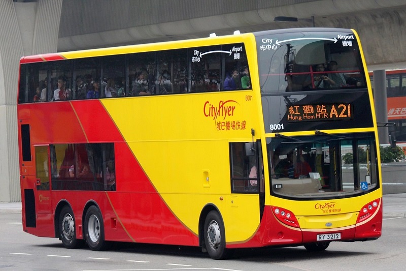 Bus A21 đưa bạn đồng hành cùng tuyến sân bay đi đảo Kowloon