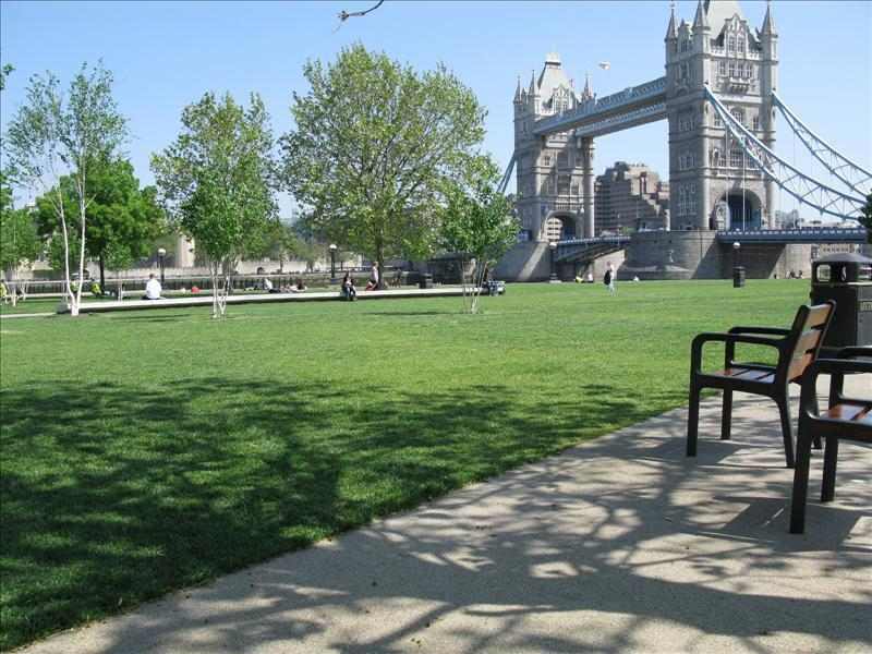 Ở London, không quá khó để bắt gặp những công viên để thư giãn 