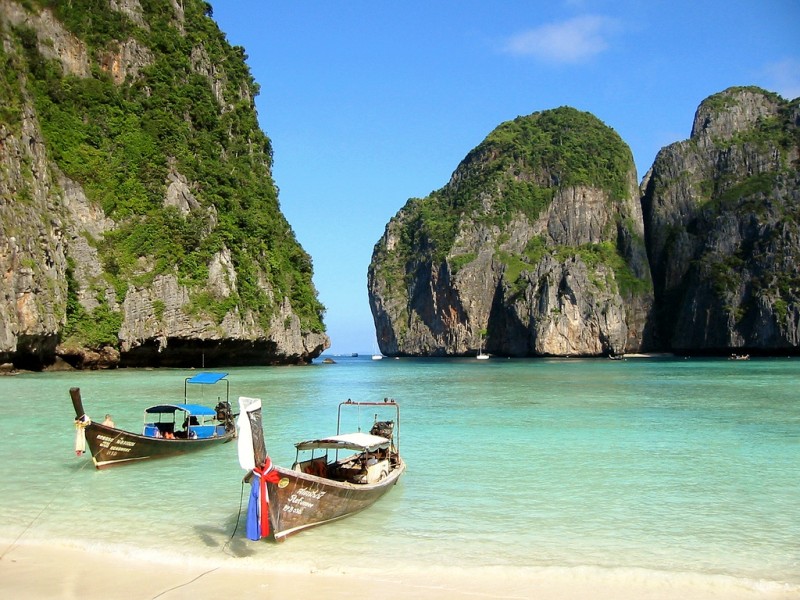 Koh Phi Phi là một trong những hòn đảo đẹp nhất ở Thái Lan 