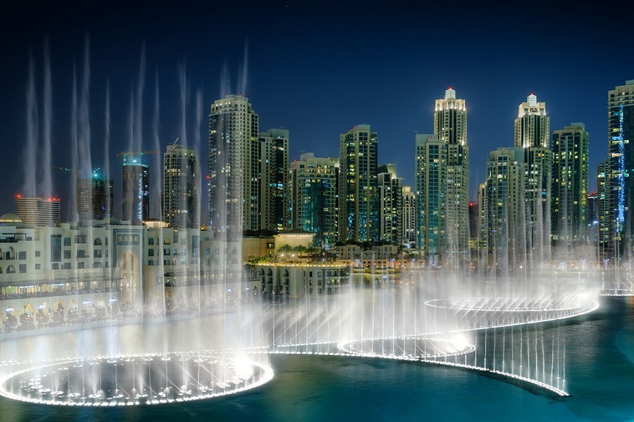 Đài phun nước tại Dubai