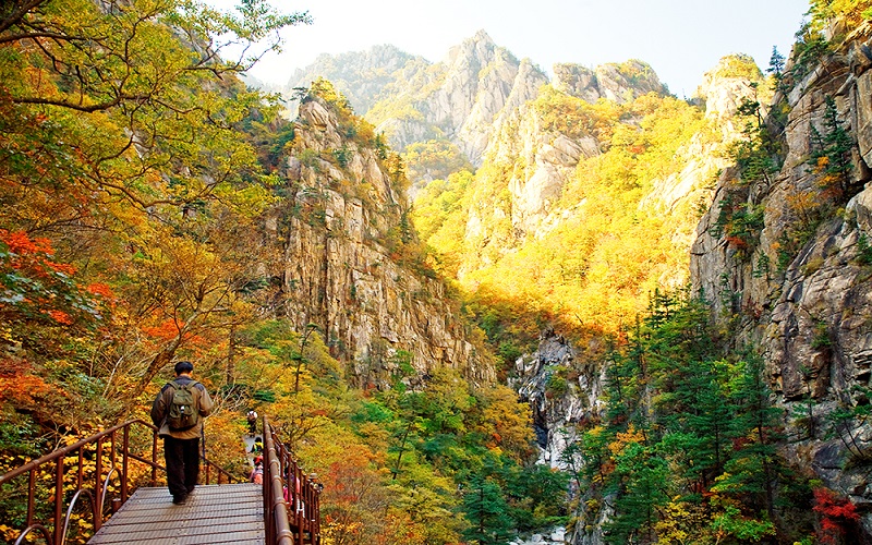 Cảnh sắc sang thu tại Seoraksan National