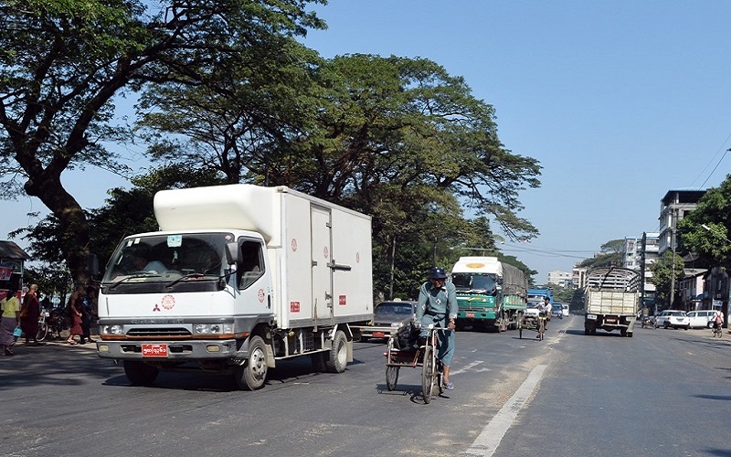 Cơ sở hạ tầng giao thông không phát triển ở Myanmar