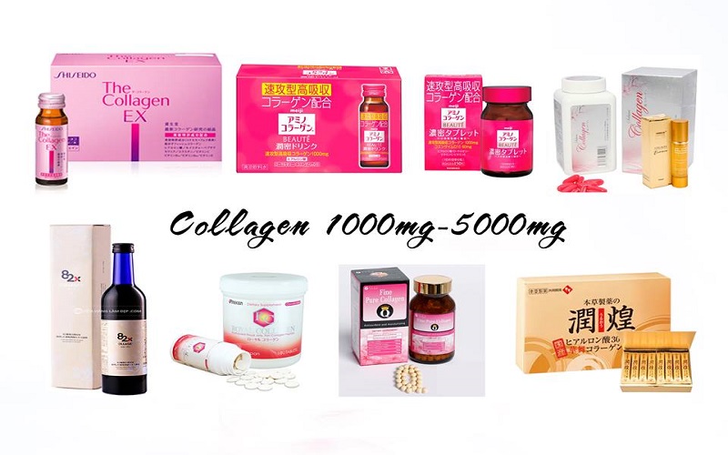 Mặt hàng Collagen được sản xuất tại Nhật Bản