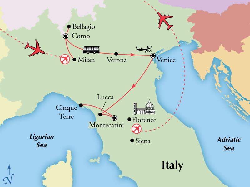 Tổng quan du lịch Italia