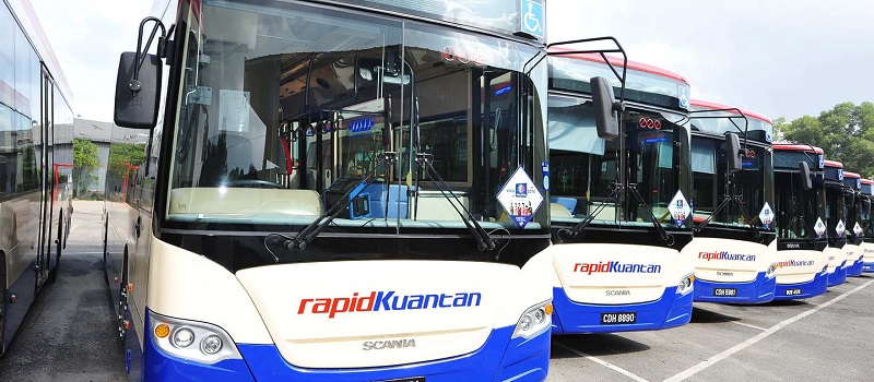 Hình ảnh của chiếc xe bus tại Malaysia