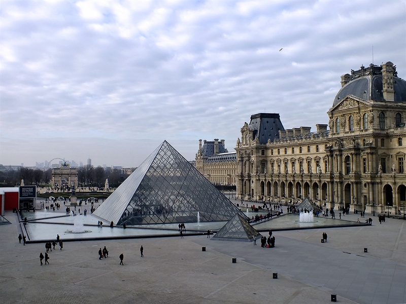 Toàn cảnh bảo tàng Louvre