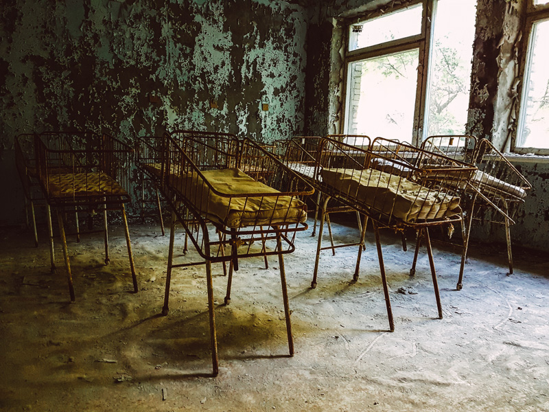 Bệnh viện bỏ hoang ở Chernobyl