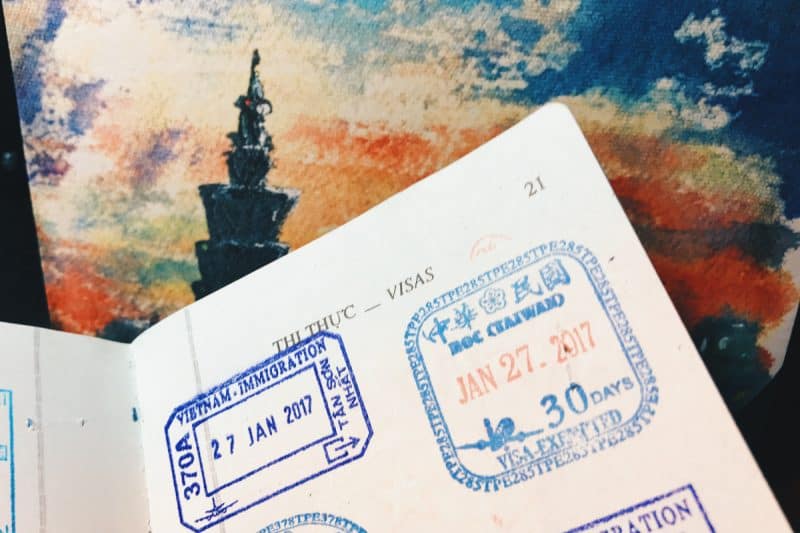 Thời hạn xin visa Đài Loan